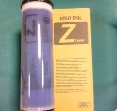 Краска RISO MZ/RZ/EZ Средне-синяя (1000мл) (o) ( ПРОДАВАТЬ КРАТНО ДВУМ ШТУКАМ!!!)