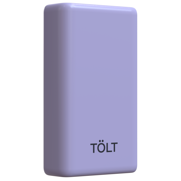 Портативный аккумулятор  TOLT Lit LT-LP10T, 10000mAh, 22,5W, fast charging and PD, violet TOLT LT-LP10T