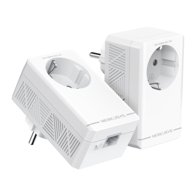AV1000 Комплект гигабитных адаптеров Powerline с розеткой Mercusys Technologies CO MP500P KIT