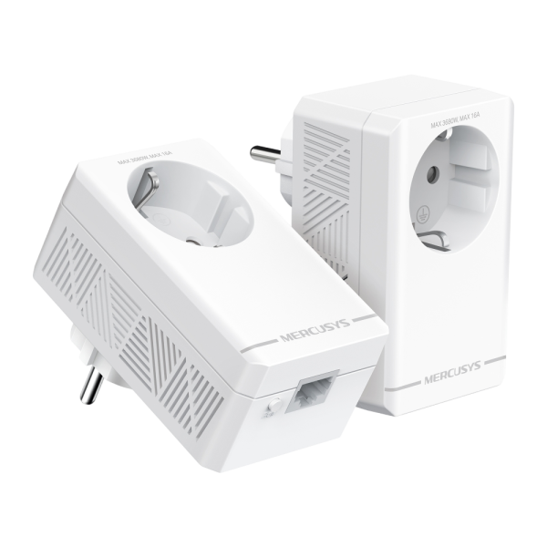AV1000 Комплект гигабитных адаптеров Powerline с розеткой Mercusys Technologies CO MP500P KIT