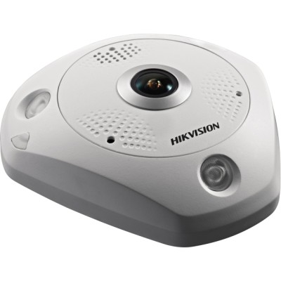 6Мп fisheye IP-камера с ИК-подсветкой до 15м Камера видеонаблюдения IP уличная Hikvision DS-2CD6365G0E-IVS(1.27mm)(B)