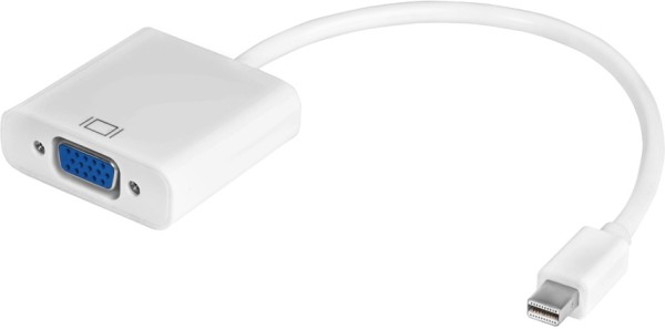Greenconnect Адаптер-переходник Apple mini DisplayPort 20M > VGA 15F, GCR-MDP2VGA Greenconnect Apple mini DisplayPort 20M > VGA 15F