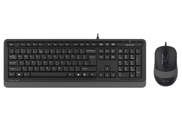 Клавиатура + мышь A4Tech Fstyler F1010 клав:черный/серый мышь:черный/серый USB Multimedia (F1010 GRE F1010 GREY A4Tech F1010 GREY