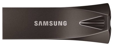 Флеш накопитель 512GB SAMSUNG BAR Plus, USB 3.2 Gen1 400 МВ/s, серый