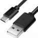 Greenconnect Кабель 0.3m USB 2.0, AM/CM, черный, 28/28 AWG, экран, армированный, морозостойкий, GCR-UC1AM-BB2S-0.3m, GCR-UC1 Greenconnect  USB 2.0 Type-AM - USB 3.2 Type-C (m) 0.3м