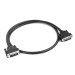 Greenconnect Кабель DVI-D 0.5m, черный, OD 8.5mm, 28/28 AWG, DVI/DVI, 25M/25M, GCR-DM2DMC-0.5m, двойной экран Greenconnect DVI-D (m) - DVI-D (m) 0.5м