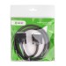 Greenconnect Кабель DVI-D 0.5m, черный, OD 8.5mm, 28/28 AWG, DVI/DVI, 25M/25M, GCR-DM2DMC-0.5m, двойной экран Greenconnect DVI-D (m) - DVI-D (m) 0.5м