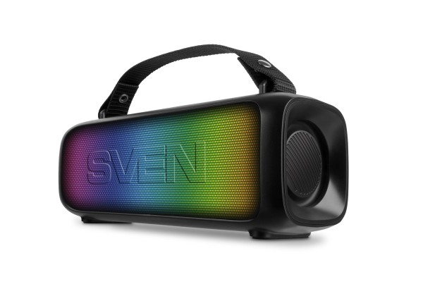 SVEN PS-235, черный (12 Вт, TWS, Bluetooth, FM, USB, 1500мА*ч)