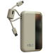 Портативный аккумулятор TOLT Lit KC16, 10000mAh, 22,5W, fast charging and PD, beige, CCC TOLT KC16