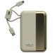 Портативный аккумулятор TOLT Lit KC16, 10000mAh, 22,5W, fast charging and PD, beige, CCC TOLT KC16