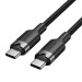 Кабель Vention USB 2.0 CM/CM - 2м. Черный 3А PD60W Vention TRDBH