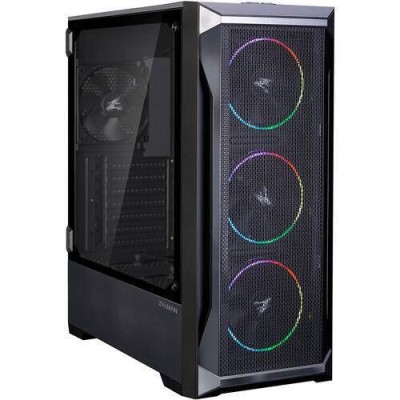 Корпус ZALMAN Z8 TG (2xUSB + USB 3.0, 2xAudio, 4x120мм FAN, прозрачная стенка-закаленное стекло, ATX, без БП)