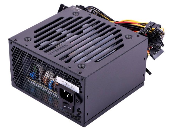 Блок питания 500W Aerocool VX PLUS 500 RGB (ATX 12V v2.3, APFC, fan 12cm) (4718009152687) Ret