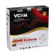 Кабель HDMI 19M/M ver:1.4+3D, 30m, 2 фильтра VCOM <VHD6020D-30MB> VCOM HDMI (m)- HDMI (m) 30м