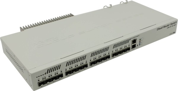 MikroTik CRS317-1G-16S+RM Коммутатор 16х SFP+, 1х 1G RJ45, SwOS или RouterOS