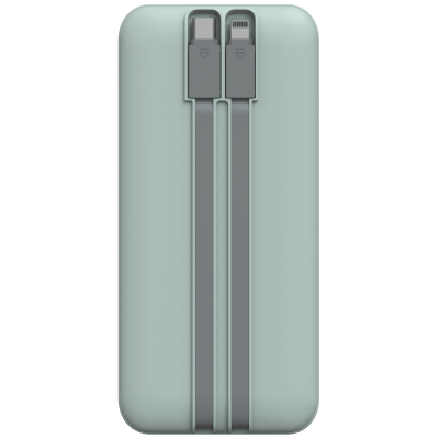 Портативный аккумулятор TOLT Lit KP128 Green, 10000mAh, 22,5W, fast charging and PD,  green, CCC TOLT KP128 Green