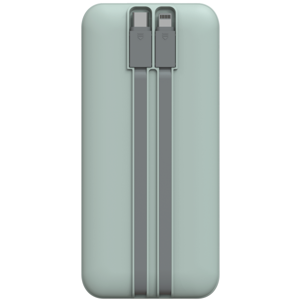 Портативный аккумулятор TOLT Lit KP128 Green, 10000mAh, 22,5W, fast charging and PD,  green, CCC TOLT KP128 Green