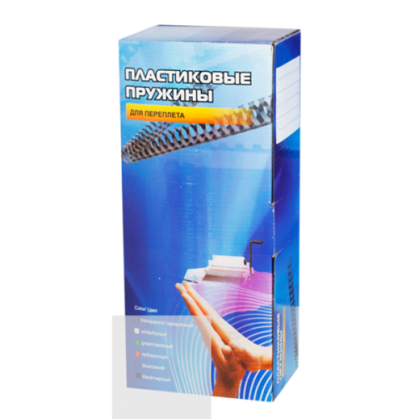 Пластиковые пружины для переплета 22 мм прозрачные
