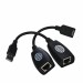Адаптер-удлинитель USB-AMAF/RJ45, по витой паре до 45m , VCOM <CU824> VCOM CU824