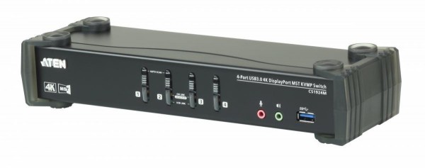 4-портовый, USB 3.0, DisplayPort, KVMP-коммутатор с поддержкой 4K ATEN CS1924M