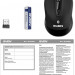 Беспроводная мышь SVEN RX-575SW чёрная (бесш. кл., Bluetooth, 2,4 GHz, 3+1кл. 800-1600DPI, блист.) Sven RX-575SW