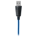 Игровые стереонаушники с микрофоном SVEN AP-U980MV, черный-синий (USB, LED, 7.1) SVEN AP-U980MV