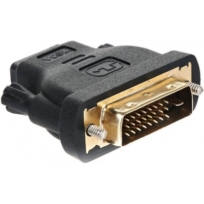 Переходник HDMI 19F to DVI-D 25M позолоченные контакты, VCOM