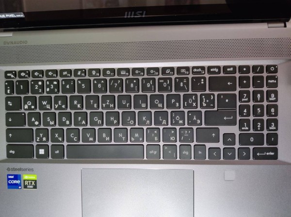 Ноутбук MSI CreatorPro Z16 B12UMST-075 (QWERTZY/RUS) 16.0" QHD+ Touch, Intel Core i9-12900H, 32Gb, 2Tb SSD, no ODD, NVid