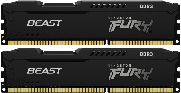 Память оперативная Kingston FURY Beast Black KF316C10BBK2/16