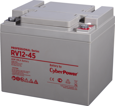 Аккумуляторная батарея PS CyberPower RV 12-45 / 12 В 45 Ач CyberPower Professional Series RV 12-45
