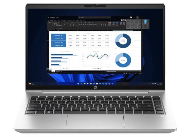 Ноутбук HP ProBook 440 G10 14" FHD IPS, Intel Core i7-1355U, 16Gb, 256Gb SSD, Win11 Pro (SL English), серебристый*