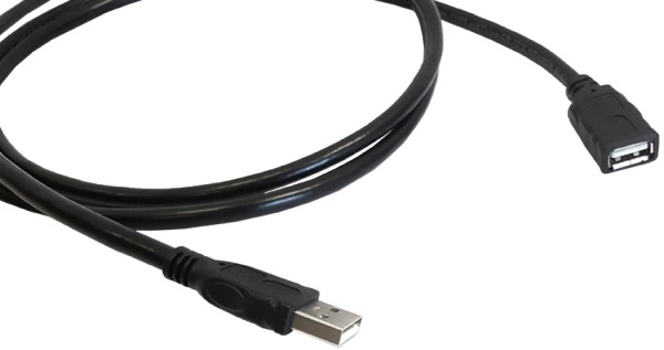 Активный удлинительный кабель USB, 7,6 м Kramer USB 2.0 Type-AM - USB 2.0 Type-AF 7.6м