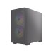 Корпус без блока питания HSPD M334-TGBK-ARGB