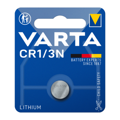Батарейка Varta ELECTRONICS CR1/3N BL1 Lithium 3V (6131) (1/10/100) VARTA 6131101401