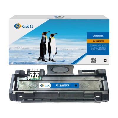 Тонер-картридж G&G, аналог Xerox 106R02778 3k с чипом