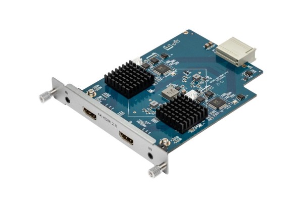 Входная карта 2 HDMI2.0 Intrend [ITMCI-H2A] 3840x2160/60 (4:4:4) эмбеддирование звука