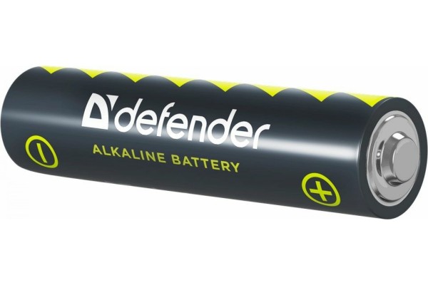 Defender Батарейка алкалиновая LR6-4F AA, в пленке 4шт Defender 56011
