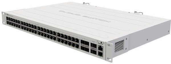 MikroTik CRS354-48G-4S+2Q+RM Коммутатор управляемый Cloud Router Switch,  48x1 Гбит/с, SFP+ 4x10 Гбит/с