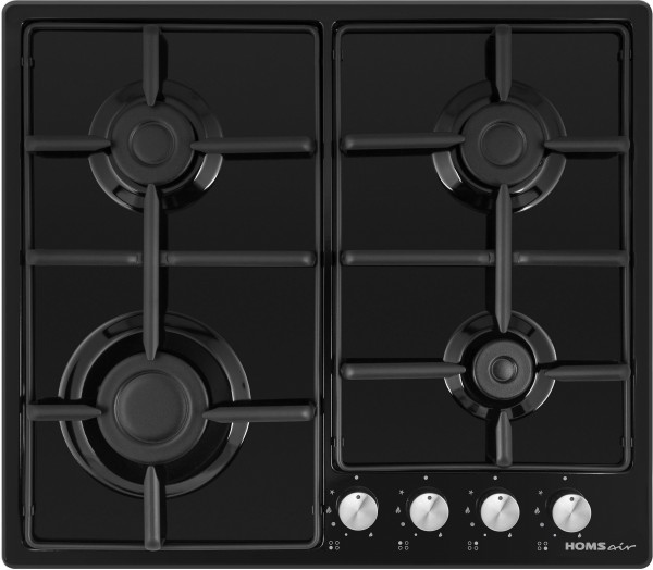 Газовая варочная панель HOMSair HGE643GBK
