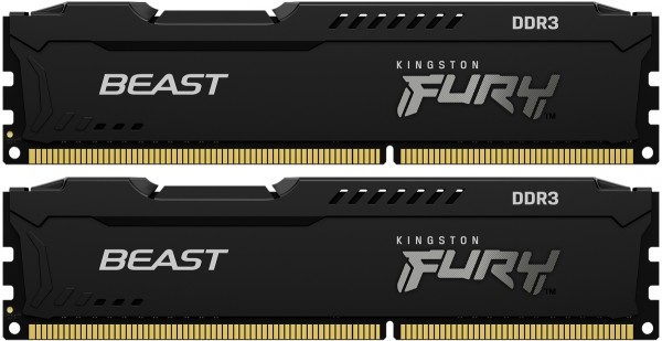 Память оперативная Kingston FURY Beast Black KF318C10BBK2/16