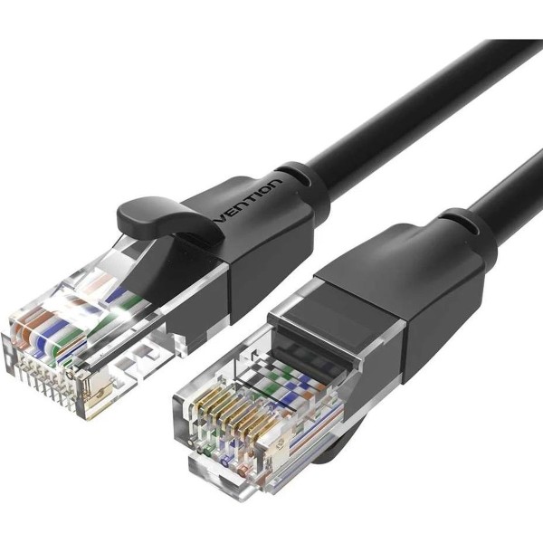 Патч-корд Vention прямой UTP cat.6, RJ45 - 8м. Черный Vention IBEBK