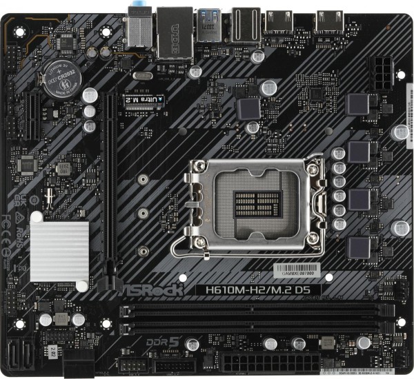 Материнская плата ASRock H610M-H2/M.2 D5