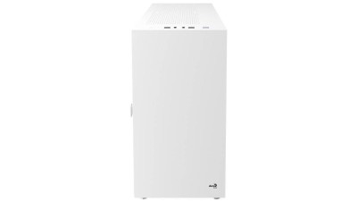 Корпус AeroCool CS-111-G-WT-v1 White Mini Tower Micro ATX/mini-ITX, без БП, SGCC, Steel, tempered glass (4711099476817)