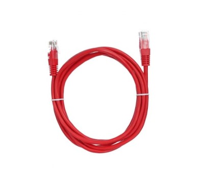 Патчкорд литой Aopen/Qust UTP кат.5е 2м красный <ANP511_2M_R>