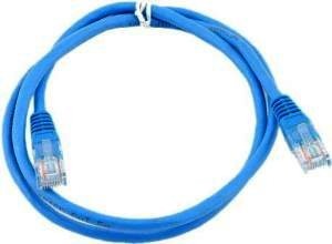 Патчкорд литой Aopen/Qust UTP кат.5е 0,5м синий <ANP511_0.5M_B>
