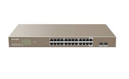 IP-COM G3326P-24-410W Коммутатор управляемый PoE, 26 портов, 24x1 Гбит/с, SFP 2x1 Гбит/с, PoE 24x30Вт (до 370Вт)