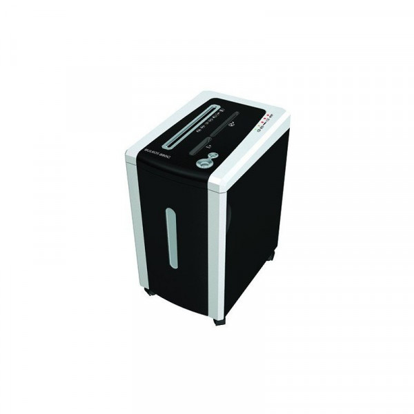 Шредер Bulros 886С, 2x6 мм, серебро/чёрный дверь, верх