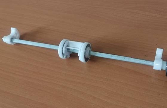 Вал захвата из кассеты (без ролика) HP LJ P1566/1606/M1536 (RC2-1439-002/RC2-1439-010) OEM