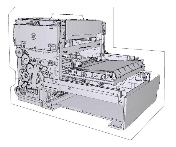 Механизм принтера в сборе HP OJ X555 (C2S11-69001)