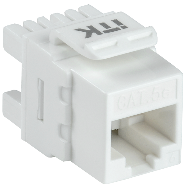 Модуль Keystone Jack кат. 5E UTP 110 IDC 180 град. ITK CS1-1C5EU-12